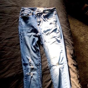 Eco-conscious sustainable regular rise jeggings